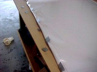 Flexible Face Tensioning Procedure Step 18