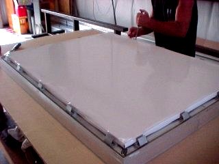 Flexible Face Tensioning Procedure Step 22